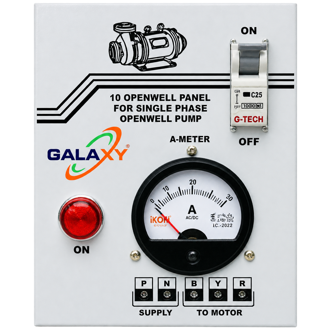 Round Meter Open Well Panel